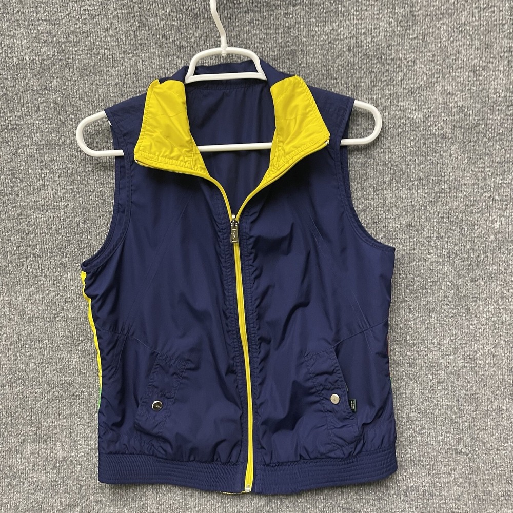 Ralph Lauren LRL Nautical Reversible Vest Women's Size S Colorblock Reversible